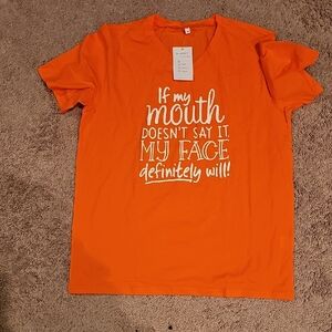 Orange Graphic T-Shirt